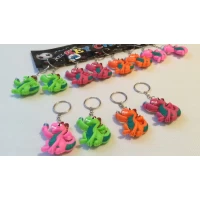 Брелок дракончик резиновый