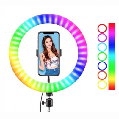 Кольцевая лампа RGB 26 см MJ26 LED RING FILL LIGHT BlackBox (c 1 держ.)