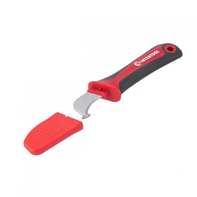 Нож для снятия изоляции с пяткой INTERTOOL HT-0562 Нож для снятия изоляции с пяткой INTERTOOL HT-0562