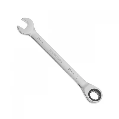 Ключ комбинированный с трещоткой 15мм Cr-V; PROF DIN3113 INTERTOOL XT-1355 Ключ комбинированный с трещоткой 15мм Cr-V; PROF DIN3113 INTERTOOL XT-1355