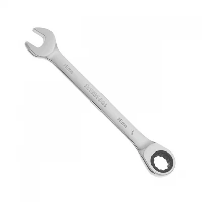 Ключ комбинированный с трещоткой 16мм Cr-V; PROF DIN3113 INTERTOOL XT-1356 Ключ комбинированный с трещоткой 16мм Cr-V; PROF DIN3113 INTERTOOL XT-1356