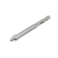 Сверло по стеклу и керамике 10 мм HEX 1/4'' (6.35 mm) INTERTOOL SD-0290