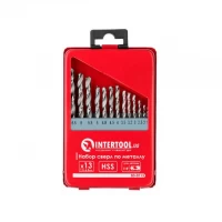 Набор сверл по металлу HSS 13 шт (1,5-6,5) INTERTOOL SD-0113