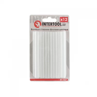 Комплект флуоресцентных клеевых стержней 11.2 мм * 100 мм, 12 шт INTERTOOL RT-1037 Комплект флуоресцентных клеевых стержней 11.2 мм * 100 мм, 12 шт INTERTOOL RT-1037