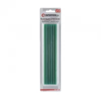 Комплект зеленых клеевых стержней 7.4мм*200мм, 12шт. INTERTOOL RT-1059