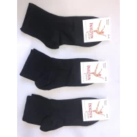 Носки INALTUN ликра хлопок средняя резинка 36-40. Цвет : черный . Производство Турция