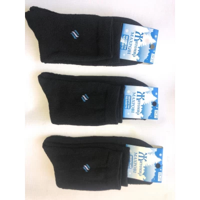 Носки Житомир махра мужская 27-29 ( 42-45 ). Цвет : черный