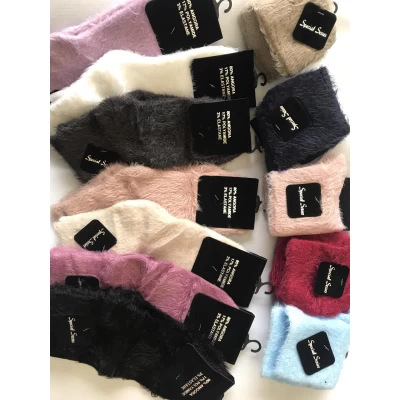 Носки KARDESHLER кролик с махрой 36-40 элитные . Цвет : ассорти. Производство Турция
