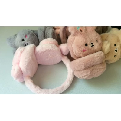 Наушник мех, зайка, 6 цветов