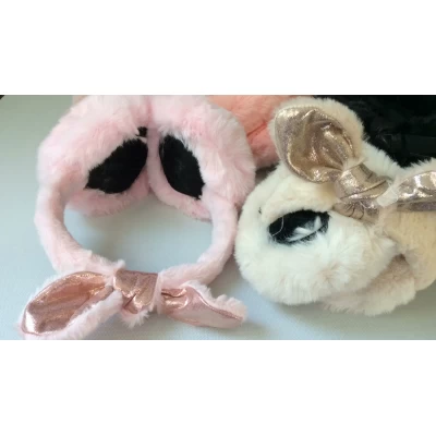 Наушники мех, складные, 6 цветов