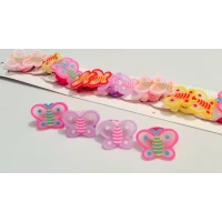 Резинка детская, бабочка, диам 3 см