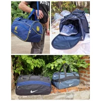 Сумка спортивная молодёжная 288 жатка 46×23×26см. 27л Карман для обуви