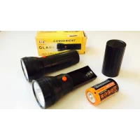 Фонарик на батарейке, длина 14 см ( без батарейки )