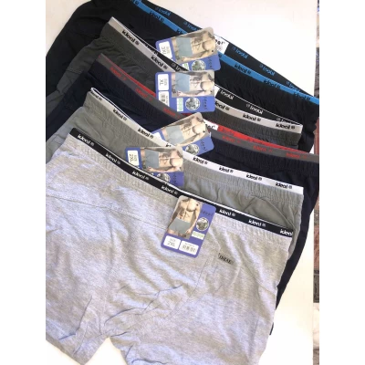 Трусы мужские IDEAL Цвет : ассорти. Размеры: XL; XXL; XXXL.  В упаковке 12 штук . Производство : Южная Корея
