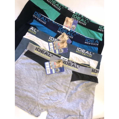 Трусы мужские IDEAL Цвет : ассорти. Размеры: XL; XXL; XXXL. В упаковке 12 штук . Производство : Южная Корея