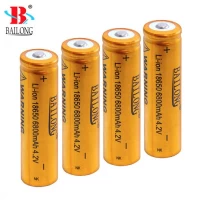 Аккумулятор Li-ion 18650 6800mAh 4.2V Gold X-Balog