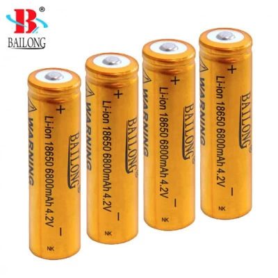 Аккумулятор Li-ion 18650 6800mAh 4.2V Gold X-Balog