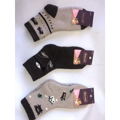 Носки ФЕННА шерсть с махрой детская . Размеры : 25-30 и 30-35. Цвет : ассорти Носки ФЕННА шерсть с махрой детская . Размеры : 25-30 и 30-35. Цвет : ассорти