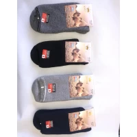 Носки КОРОНА ТЕРМО верблюжья  шерсть с махрой мужская без резинки ( диабет ). Размеры : 41-47. Цвет : ассорти