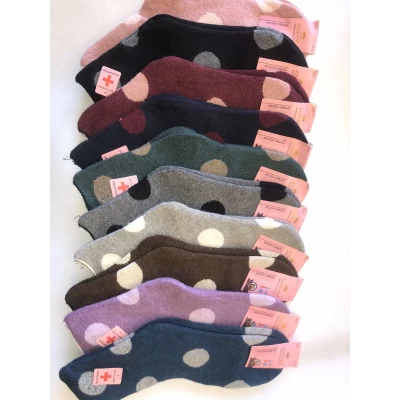 Носки КОРОНА шерсть с махрой женская без резинки ( диабет ). Размеры : 37-41. Цвет : ассорти