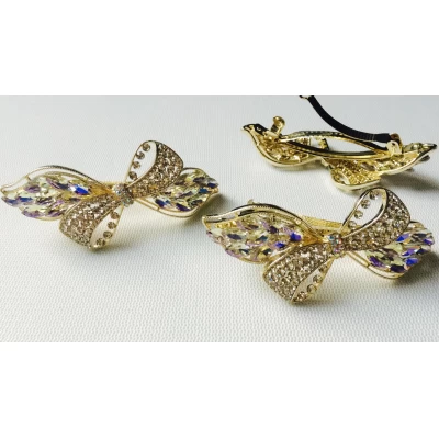 Заколка автомат, хамелеон, 9 см