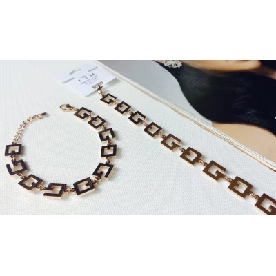 Браслет Xuping, золото, 21 см