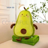 Мягкая Игрушка с детским пледом Авокадо