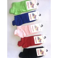 Носки INALTUN  ликра хлопок патик ( низкие ) с язычком Цвет : однотонные ассорти яркое . Производство Турция