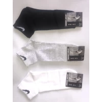 Носки NIKE ликра мужские полусредние 41-45. Цвет : ассорти