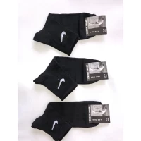 Носки NIKE ликра средние мужские 41-45. Цвет : черный