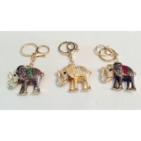 Брелок, слоник, золото