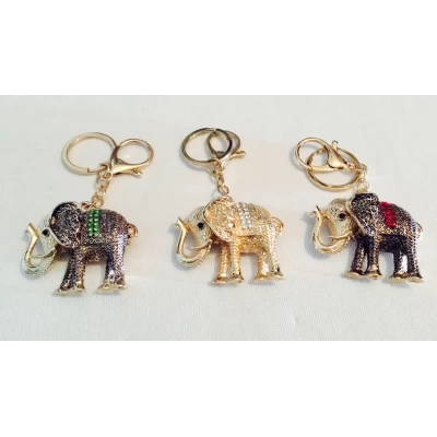 Брелок, слоник, золото