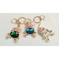 Брелок, жабка, золото