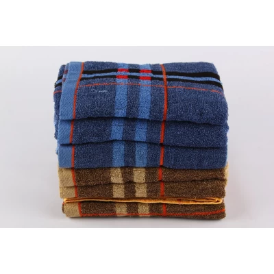 Полотенце банное «Квадраты» (хлопок, р-р 70х140 см, Китай)