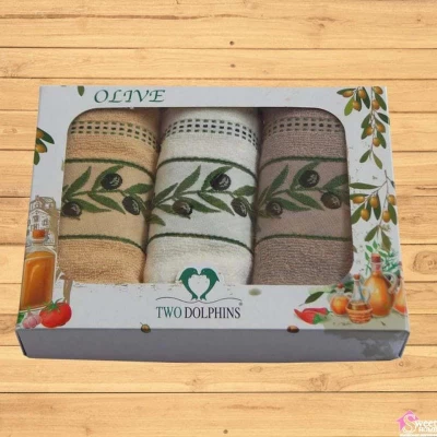 Салфетки Two Dolphins 30x50 3 штуки, в ассортименте