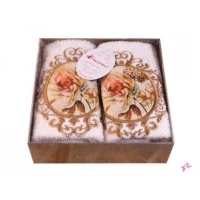 Салфетки Bulteks 40*60 в коробке 2 шт., в ассортименте