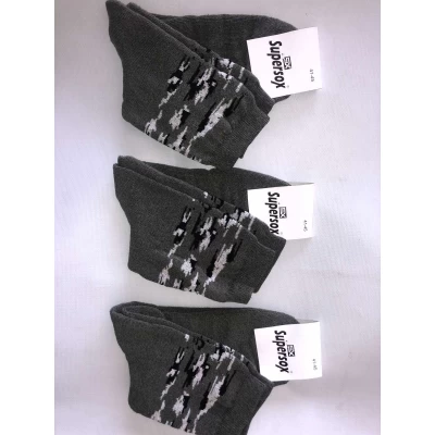 Носки SUPERSOX ликра махра мужская  41-45 камуфляжные. Цвет : олива