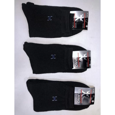 Носки MILANO ликра махра мужские 40-45 чёрные