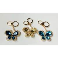 Брелок металл, бабочка