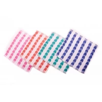 Полотенце кухонное (материал хлопок, размер 25х50 см, цвета в ассортименте, Китай)