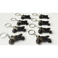 Брелок метал байк, 6 см