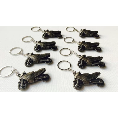 Брелок метал байк, 6 см