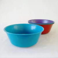 Таз полиэтиленовый хозяйственный 8 литров цветной  (Полимерагро)