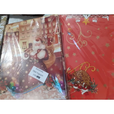 Клеёнка ПВХ новогодняя 1.4х2.2 Турция Клеёнка ПВХ новогодняя 1.4х2.2 Турция