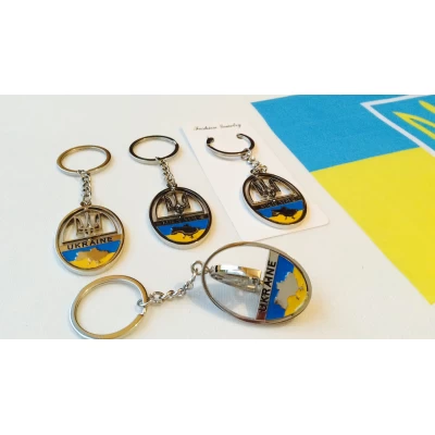 Брелок метал, Трезуб, 5 см