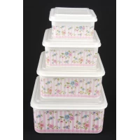 Набор Ластиковых Контейнеров 4 Шт 236 PF