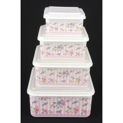 Набор Ластиковых Контейнеров 4 Шт 236 PF