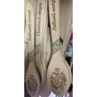 Ложка-мешалка кухонная деревянная