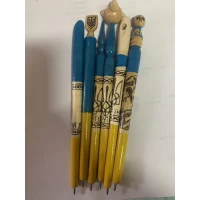 Ручка деревянная патриотическая