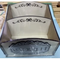 Подставка для специй деревянная на 2 деления